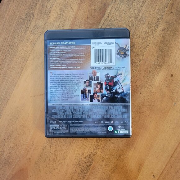 Ant-Man Blu-ray Paul Rudd Marvel Movie - Picture 2 of 3